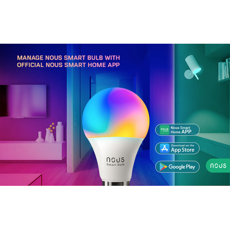 NOUS - Striscia LED collegata Bluetooth RGB per TV (2m)