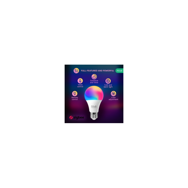 NOUS - Striscia LED collegata Bluetooth RGB per TV (2m)