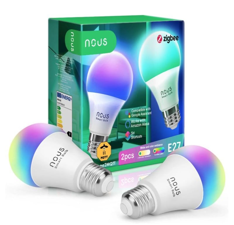 NOUS - Lampadina collegata a Zigbee 3.0