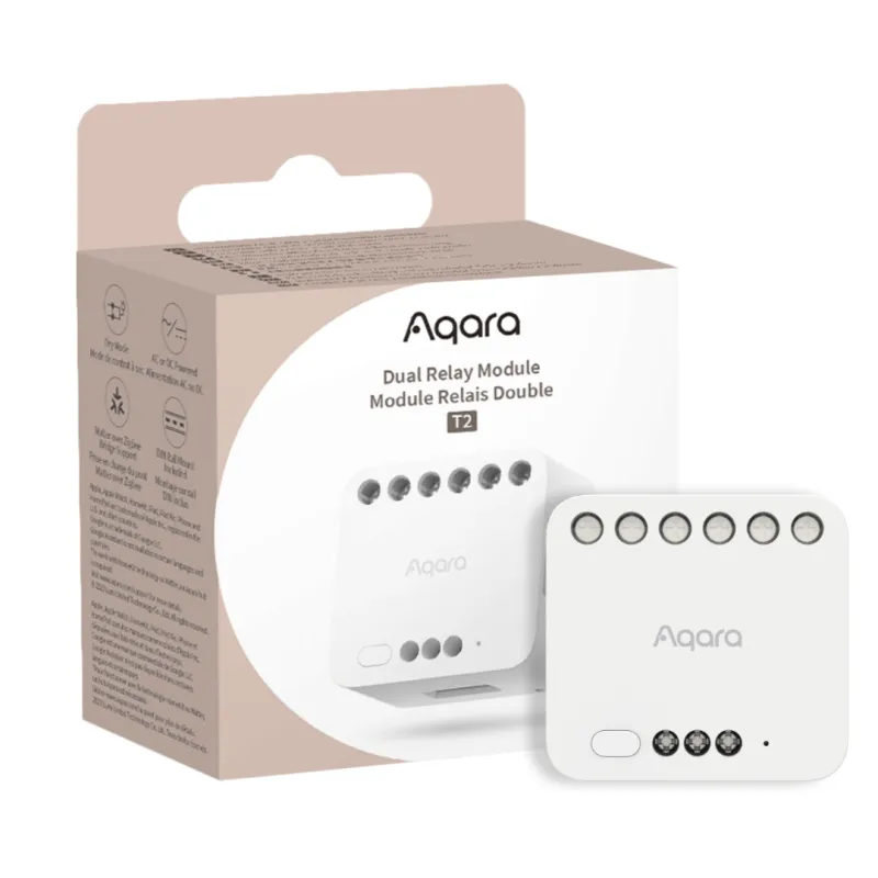 Aqara - Module relais double Zigbee 3.0 (Aqara Dual Relay Module T2)