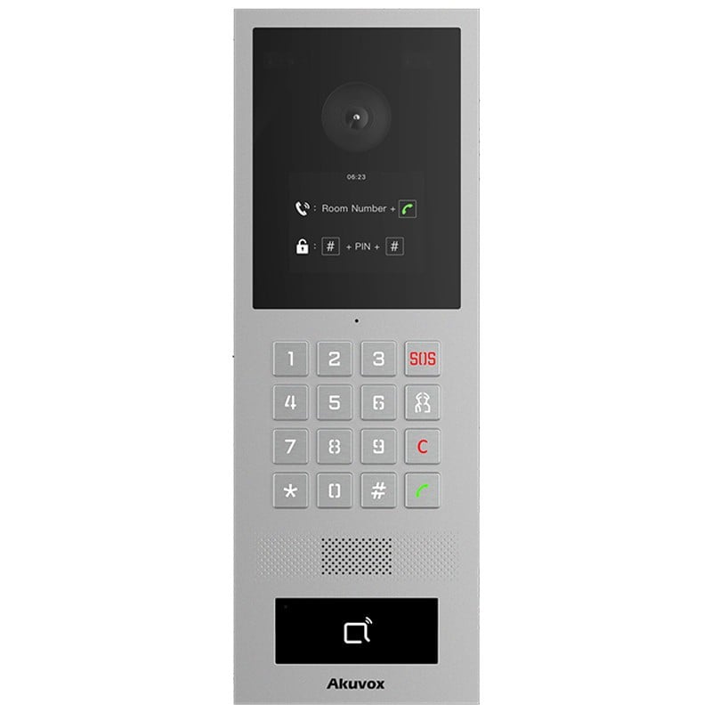 Akuvox - Portier vidéo IP et analogique avec RDIF, BLE, NFC et clavier Akuvox S532