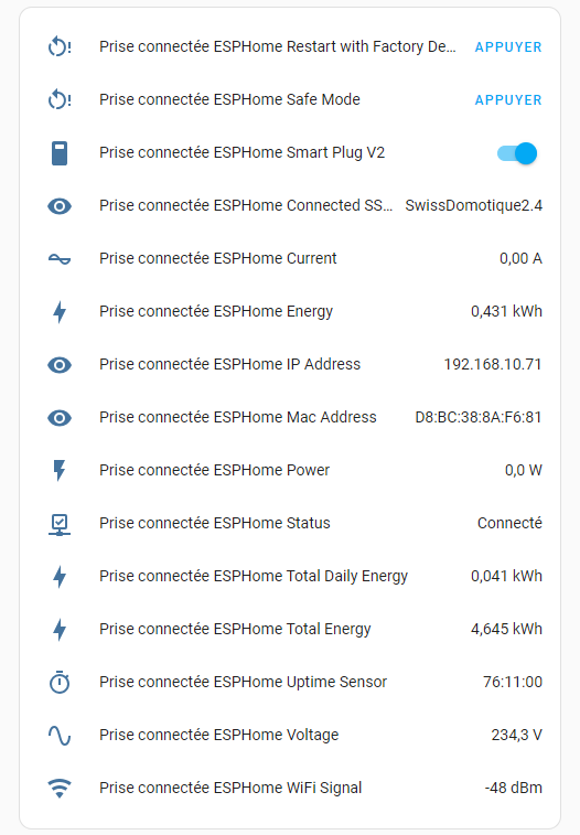 Dashboard Home Assistant